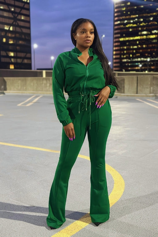 Bet On Her | Jacket and Flare Leg Pant 2pc Set