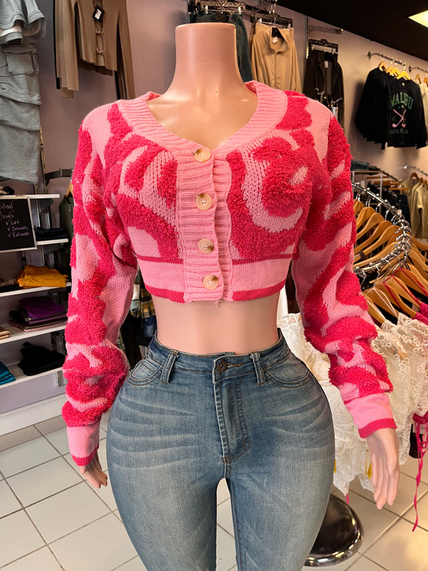 Pink Duo Knit Sweater