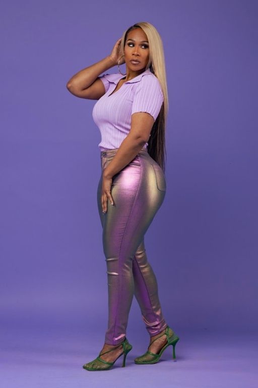 Jeans | Iridescent Purple – Spoiled Forever Online Boutique